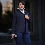 شومیز پشت دکمه 4017