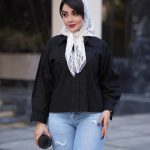 شومیز آستین جیب دار5053