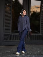 شومیز پایین هشتی ابرو بادی4026 - Image 4