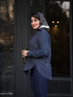 شومیز پایین هشتی ابرو بادی4026 - Image 8