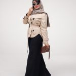 ترنچ کت  پایین هلالی_3280